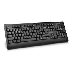 DELUX Standard Keyboard Black With USB Connector(Open Box)