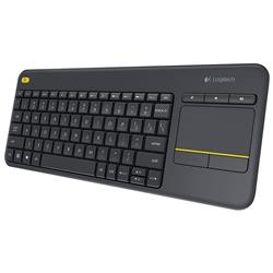 LOGITECH K400 Plus Wireless Touch Keyboard – Black