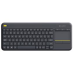LOGITECH K400 Plus Wireless Touch Keyboard – Black
