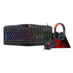 Redragon S101-BA-2 Gaming Combo (M601 Gaming Mouse + K503 Gaming Keyboard + H120 Gaming Headset + P015 Gaming Mouse Pad)