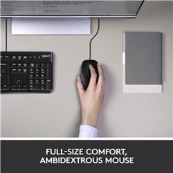 LOGITECH MK120 USB Wired Desktop Keyboard and Mouse Combo