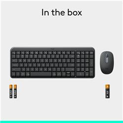 LOGITECH MK250 Productivity English Keyboard and Mouse Combo - Graphite