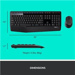 LOGITECH MK345 Wireless Keyboard and Mouse Combo(Open Box)