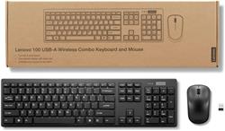 LENOVO 100 USB-A Wireless Combo Keyboard and Mouse