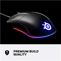 STEELSERIES Rival 3 Gaming Mouse - 8,500 CPI (62513)(Open Box)
