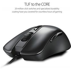 ASUS TUF Gaming M3 Gaming Mouse,Wired,Optical,Gray,200 dpi - 7000 dpi,1 Year Warranty (P305 TUF GAMING M3)(Open Box)