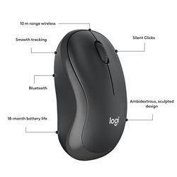 SOURIS BLUETOOTH SILENCIEUSE LOGITECH M240 (GRAPHITE)