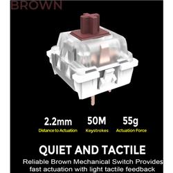 Clavier mécanique de bureau éclairé multi-OS ADESSO