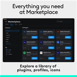Logitech MX Creative Console Clavier et molette - Câble USB Type-C - Graphite - Clavier sans fil Bluetooth - Graphite - AAA ...