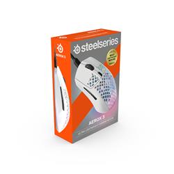 STEELSERIES Aerox 3 Gaming Mice - White