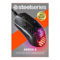 STEELSERIES Aerox 3 Onyx Gaming Mice - Black(Open Box)