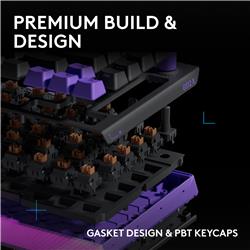 LOGITECH G512 X 75 75% Gaming Keyboard, Black, Linear