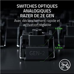RAZER Huntsman V3 Pro 8KHz Full Size Gaming Keyboard, Black