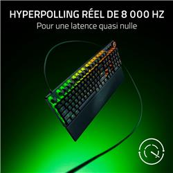 RAZER Huntsman V3 Pro 8KHz Full Size Gaming Keyboard, Black