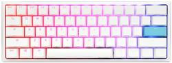 DUCKY CHANNEL Gaming Keyboard, White -(Open Box)