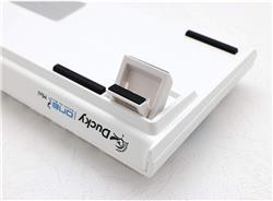 DUCKY CHANNEL Gaming Keyboard, White -(Open Box)