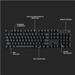 LOGITECH G413 SE Grand format Gaming Keyboard, black(Open Box)
