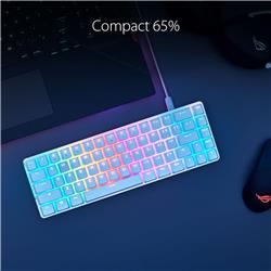 ASUS ROG Falchion Ace 65% Gaming Keyboard, White -(Open Box)