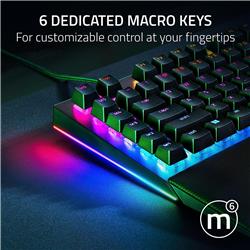 RAZER BlackWidow V4 Grand format (100 %) Clavier de jeu, Noir -