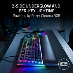 RAZER BlackWidow V4 Grand format (100 %) Clavier de jeu, Noir -
