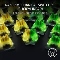 RAZER BlackWidow V4 Grand format (100 %) Clavier de jeu, Noir -