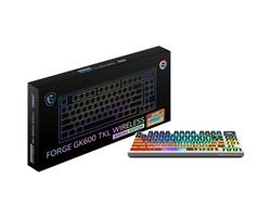 MSI FORGE GK600 75% Gaming Keyboard, Mars