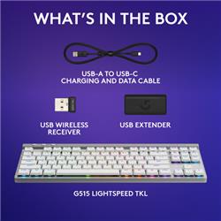 Clavier de jeu sans fil LOGITECH G515 LIGHTSPEED TKL(Open Box)