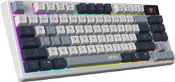 Clavier de jeu MSI FORGE GK600 TKL W SKY US
