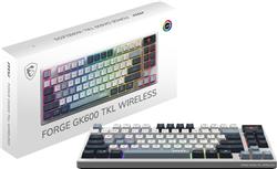 Clavier de jeu MSI FORGE GK600 TKL W SKY US