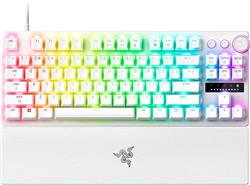 RAZER Huntsman V3 Pro TKL (80%) Gaming Keyboard, White - English, Regular Profile, Optical switches (RZ03-04981700-R3M1)