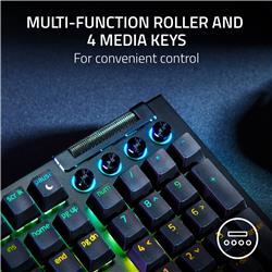 RAZER BlackWidow V4 Pleine grandeur Clavier de jeu, Noir