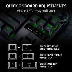 RAZER Huntsman V3 Pro 8KHz Full Size Gaming Keyboard, Black