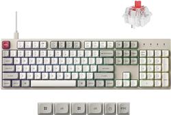 Keychron C2 Pro 8K Full Size Gaming Keyboard, White