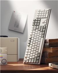 Keychron C2 Pro 8K Full Size Gaming Keyboard, White