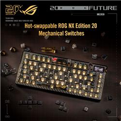 ASUS M709 ROG Azoth Extreme Edition 20 75 % Clavier de jeu, 20e an.