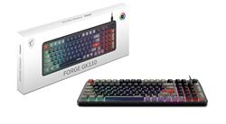 MSI FORGE GK110 US 96% Gaming Keyboard, Black - US ANSI Layout(Open Box)