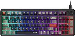 MSI FORGE GK110 US 96% Gaming Keyboard, Black - US ANSI Layout(Open Box)