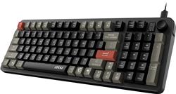 MSI FORGE GK110 US 96% Gaming Keyboard, Black - US ANSI Layout(Open Box)