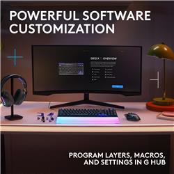 LOGITECH G512 X 98 96 % Clavier de jeu, Noir