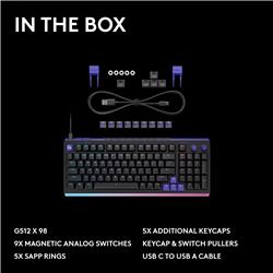 LOGITECH G512 X 98 96 % Clavier de jeu, Noir