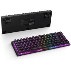 NZXT Function 2 - Mini Tenkeyless (TKL, 80%) Gaming Keyboard, Black, Regular Profile (KB-002NB-US)