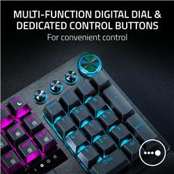 RAZER Huntsman V3 Pro 8KHz Full Size Gaming Keyboard, Black