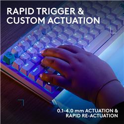 LOGITECH G512 X 98 96 % Clavier de jeu, Blanc