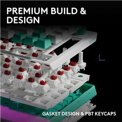 LOGITECH G512 X 75 75% Gaming Keyboard, White