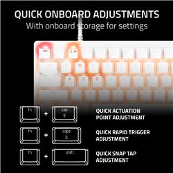 RAZER HUNTSMAN V3 PRO MINI 60% Gaming Keyboard, White