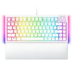 RAZER BLACKWIDOW V4 75% Gaming Keyboard, White - English, Regular Profile, Tactile switches (RZ03-05001700-R3M1)
