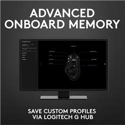 LOGITECH (G502 HERO) - Souris de jeu optique noir