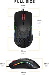 Glorious Model O Gaming Mouse, Matte Black(Open Box)