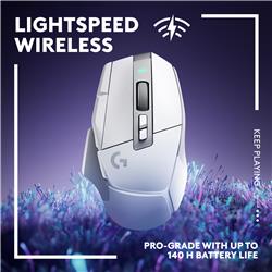 Logitech G G502 X LIGHTSPEED Wireless Gaming Mouse (White)