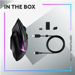 LOGITECH G502 Right-handed Gaming Mouse - Black (910-006160)(Open Box)